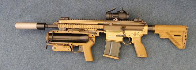 军事丨挪威陆军购买了一批hk417a2自动步枪,作为狙击枪使用!