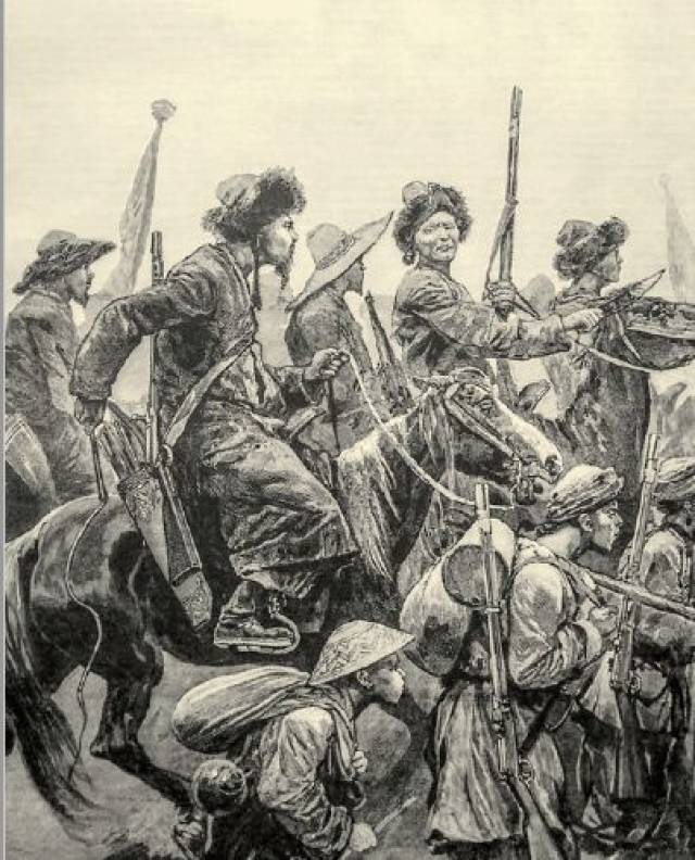 清军中真正有效率的部队是练军,约3.