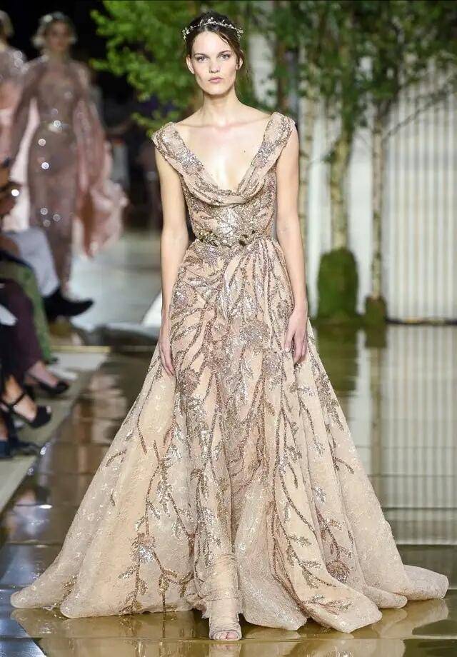 zuhair murad高定:优雅飘逸的薄纱,倾国倾城的仙子