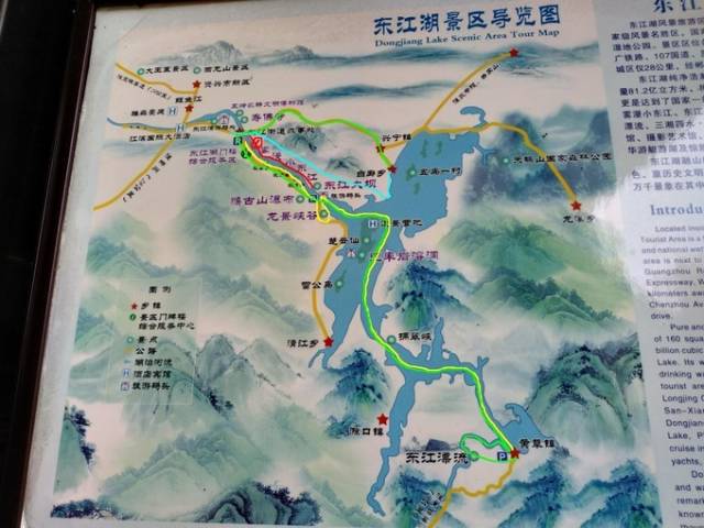临海东湖游览路线图图片
