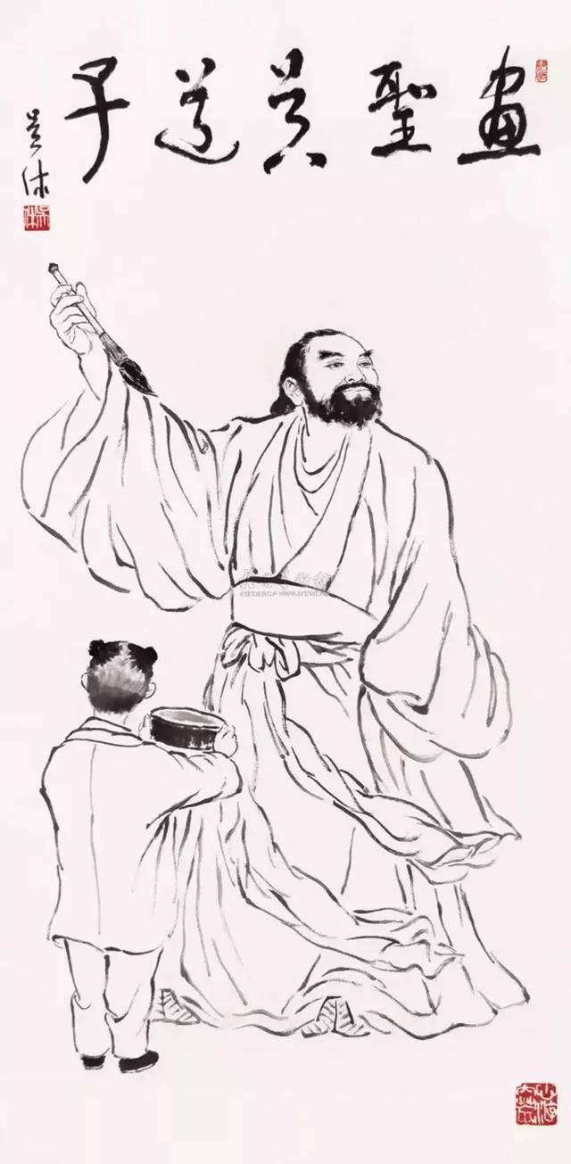 画圣吴道子：丹青不成老将至，天赋雄才善画图_搜狐网