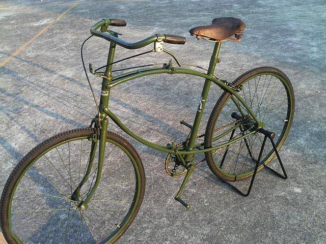 1942年英国产三枪折叠自行车伞兵专用的军车兰州仅有一辆