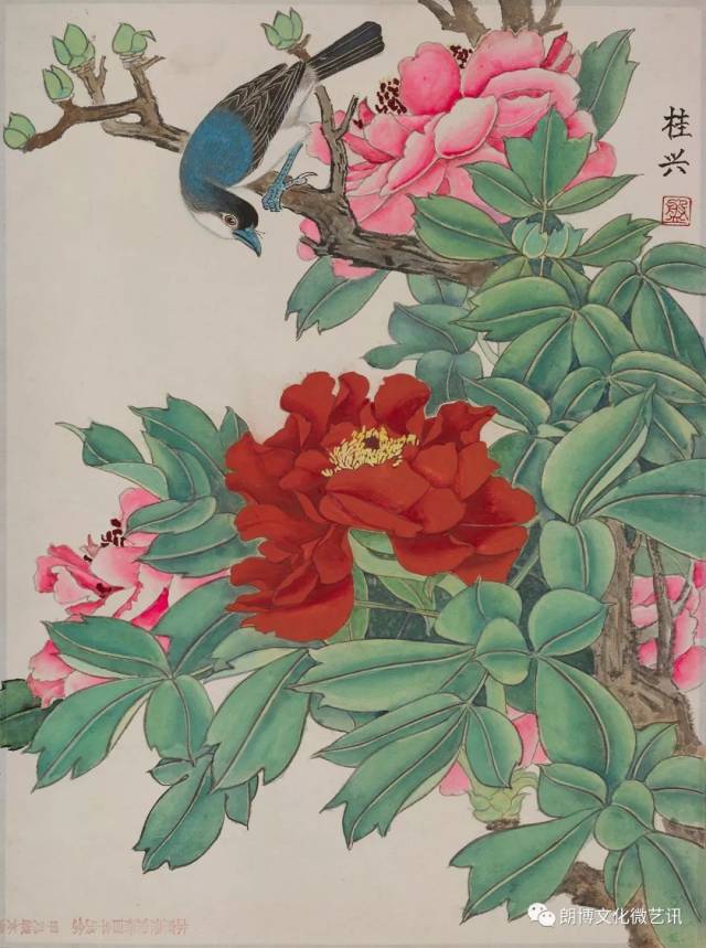 名家推荐丨盘桂兴 工笔牡丹画作品欣赏