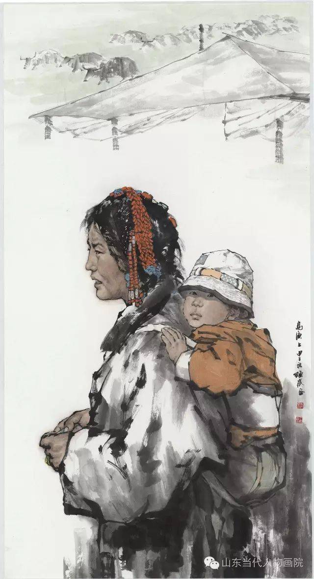 著名画家王经春,杨枫,卢东,吴建军,张京城应邀在济南《时振华书画艺术