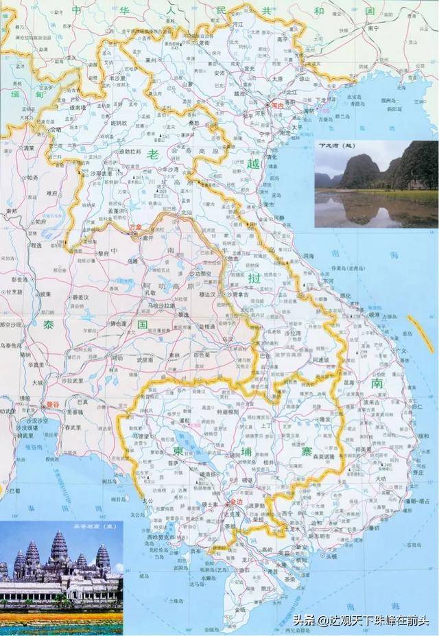 越南地图 放大图片图片