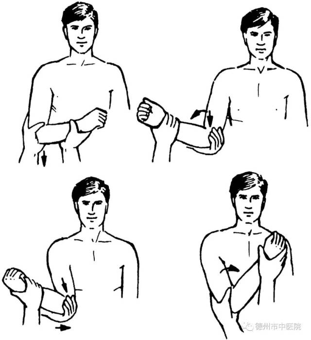 肩关节复位方法图片