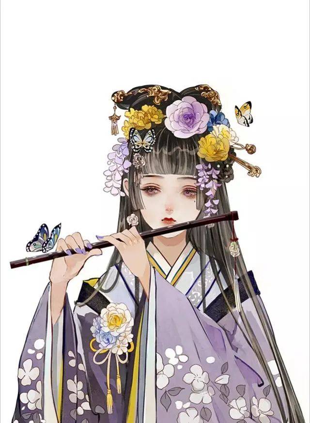 古风女头不恋尘世浮华长乐nina繁花少女