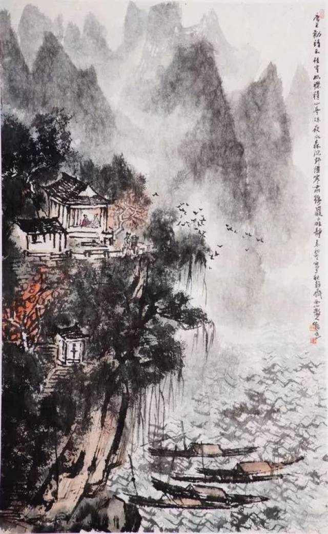 张智永山水作品迎春品鉴现场