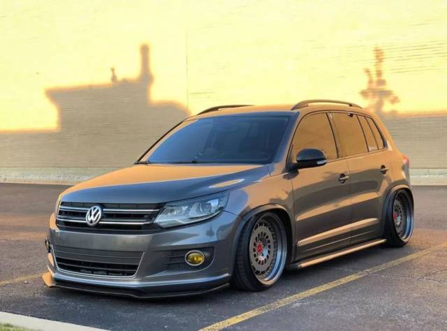 不走寻常路 大众途观改装气动避震悬挂 引领低趴风潮