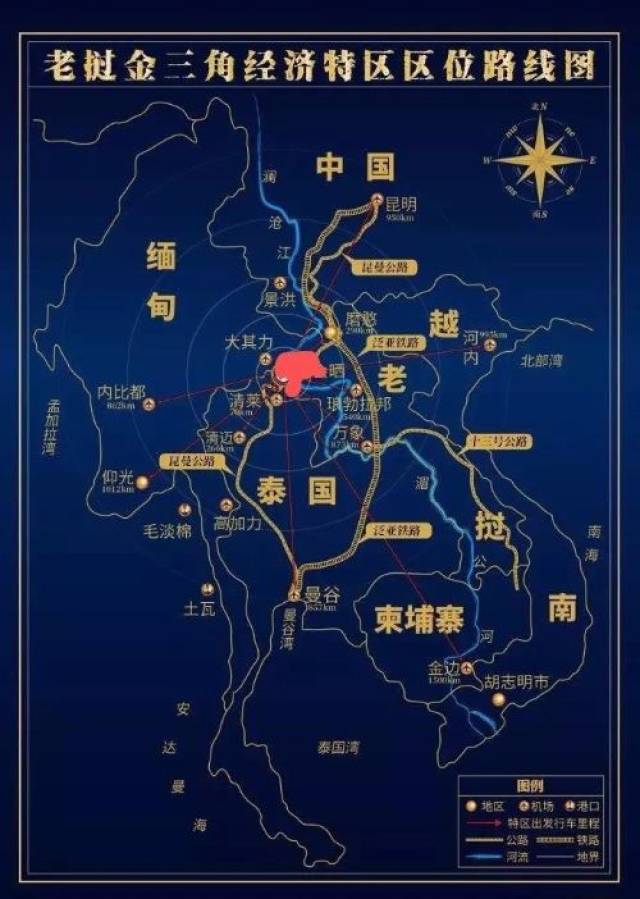 金三角金木棉地图图片