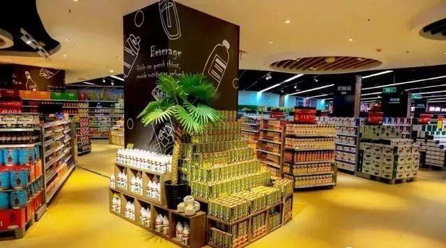 【春节美陈】一组新开超市春节陈列图片