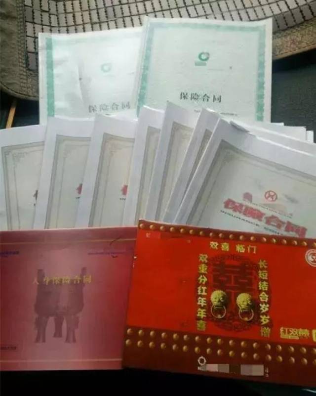 车险保单查询 一堆保单