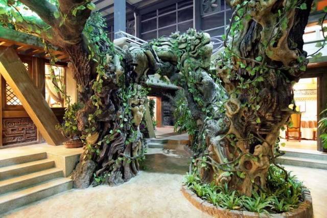 制造假树仿真树泥雕假树仿真树设计效果