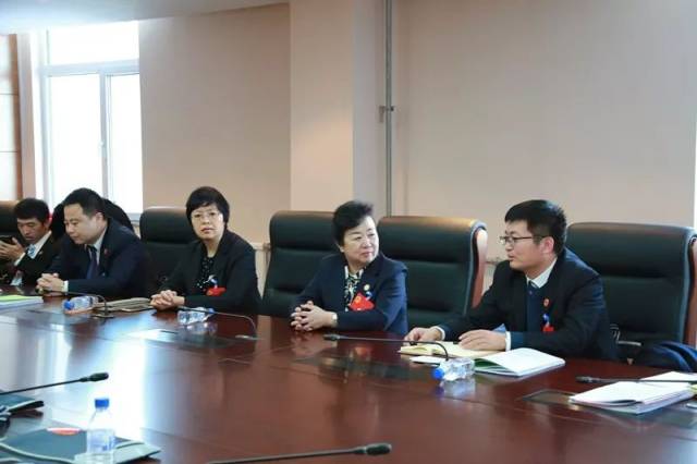 县领导王艳霞,王福源,于国祥,李铁刚,刘仁峰,岳琳