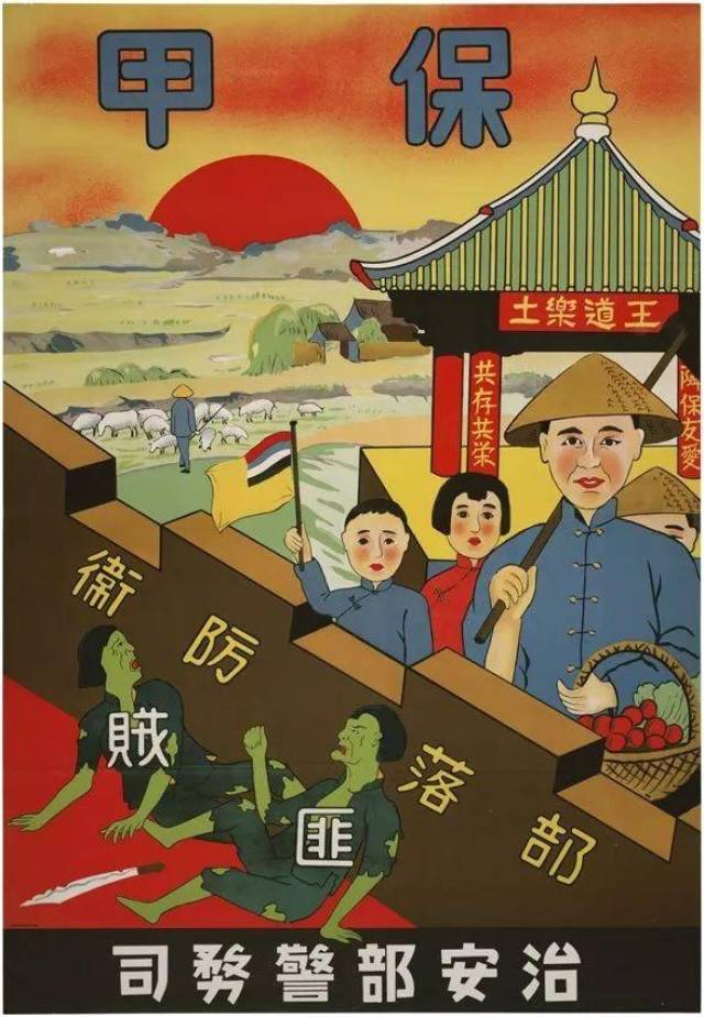 伪满洲国的彻底洗脑,40余张宣传画看那时是怎样蛊惑人心的?