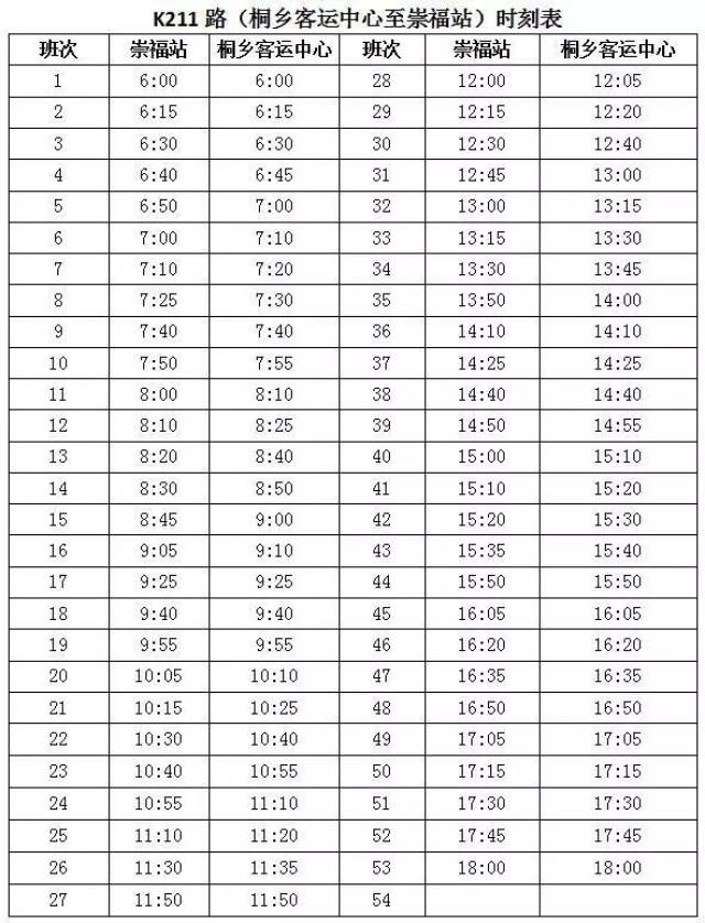 2月1日起,k211路,k201路班次优化调整来啦!