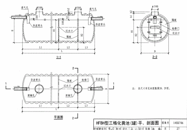 玻璃钢化粪池做法图集图片