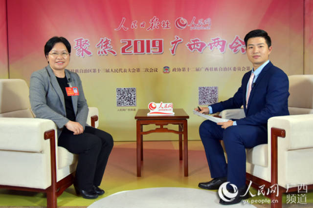 人民网专访广西人大代表,港北区区长黄英梅_手机搜狐网