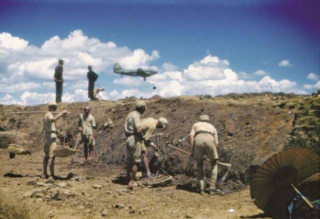 老外拍摄的,昔日解放前云南昆明的奢侈彩色老照片