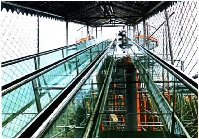 七星谷玻璃吊桥9d特效震撼来袭,大年初一,你敢不敢来?