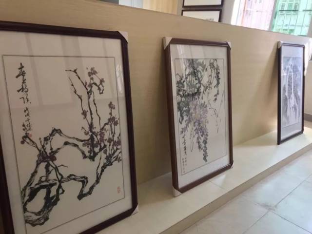 何文涛的文采书画院成立 40余幅北派国画作品呈现五华县城