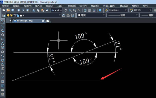 cad画角度怎么画图片