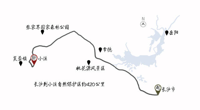 再坐半小时的车,几乎就是沈从文《湘行散记》里走过的路