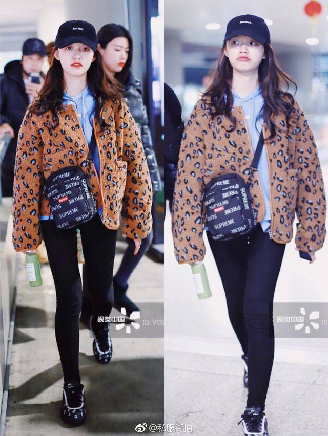 林允现身上海机场,造型俏皮又可爱!