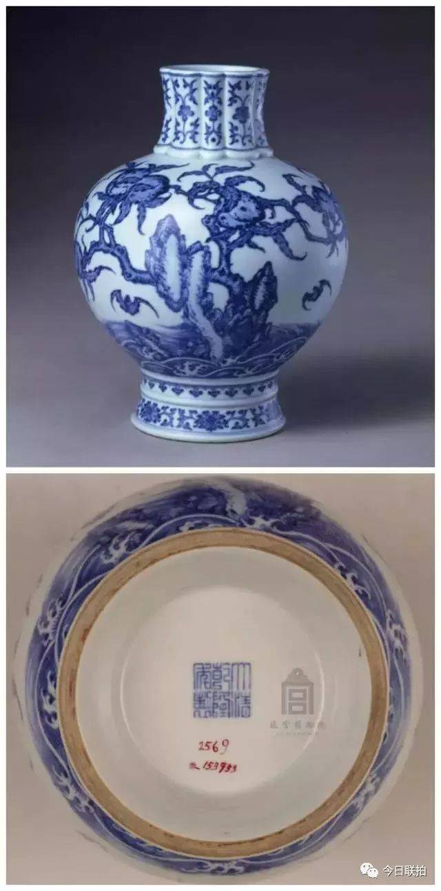 ●中国美術 大清乾隆年製 青花 染付 舟形置物 船 楼閣 唐子 黄布 桐箱入 从故宫馆藏看乾隆青花的款识及底部特征_搜狐网
