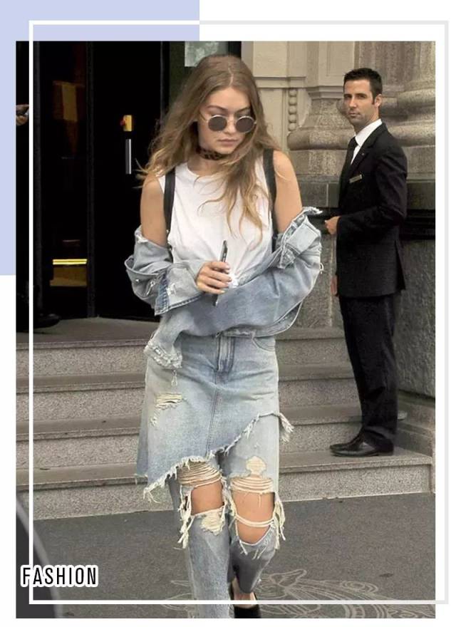 破烂风彰显年轻人的傲气与叛逆 但在长辈眼中,就是活脱脱一个 小太妹