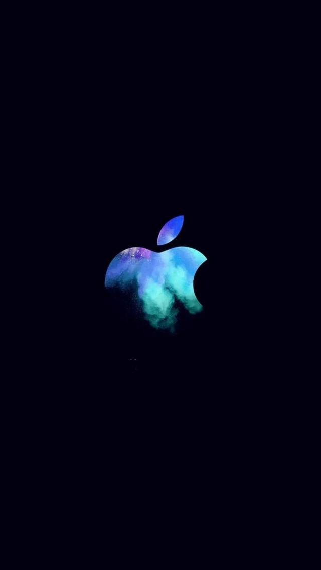 彩色苹果手机标志图图片