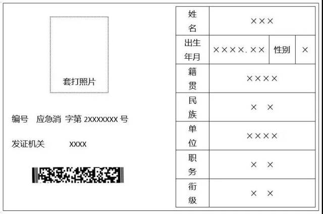 《幹部證》《消防員證》《學員證》《退休證》證件封皮,證芯由應急