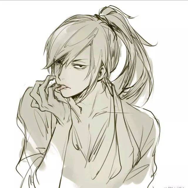 动漫男生头像:一个身死魂碎落,一个未亡心疯魔