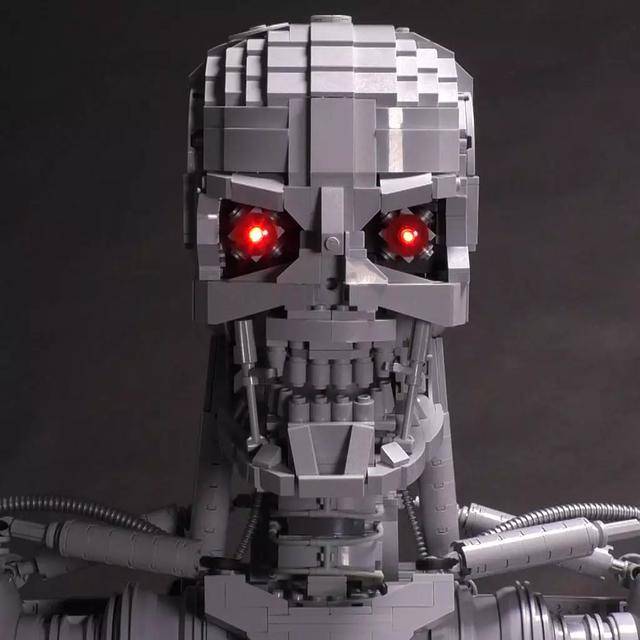 乐高moc作品欣赏:终结者t-800及其他