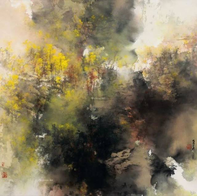 【绘画】何百里的泼墨大写意山水