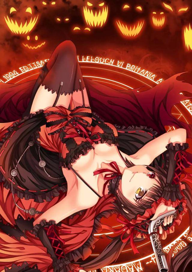 二次元插画美图:约战-时崎狂三