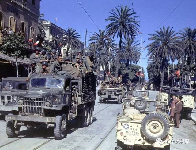 1943年 一组二战北非战场的彩色照片