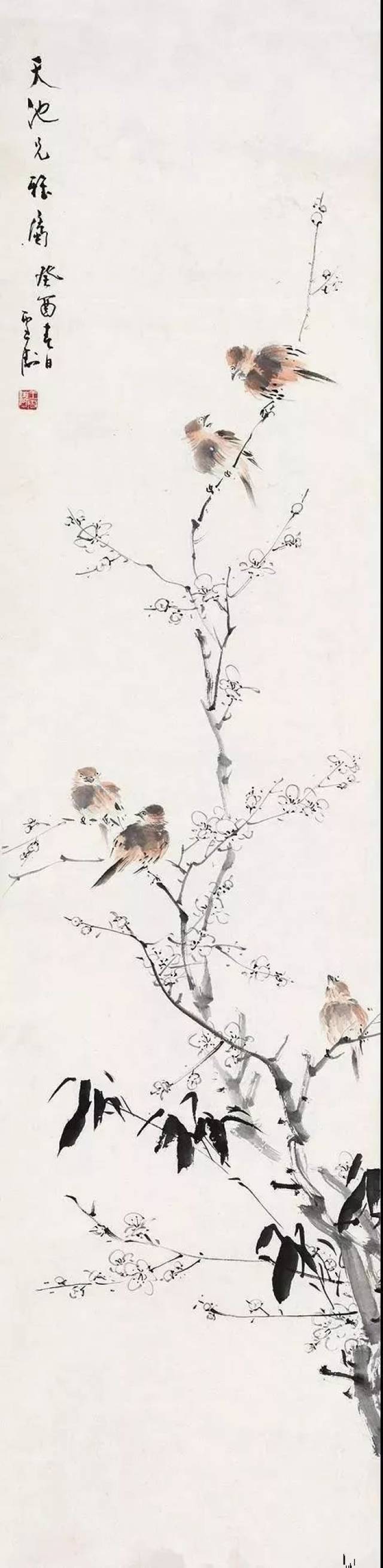 名家画麻雀,看不尽的生机盎然!