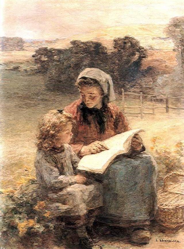 莱尔米特的油画人物画