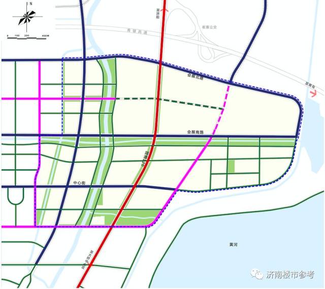 未来济南北城市格局是这样……北跨先行区部分街区规划公示!