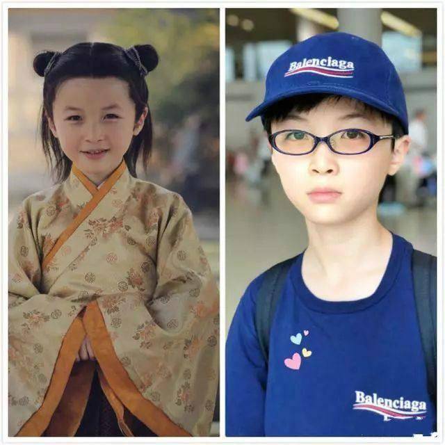 石悦安鑫在出演《芈月传》时8岁,这三年时间除了戴眼镜外,外表几乎没