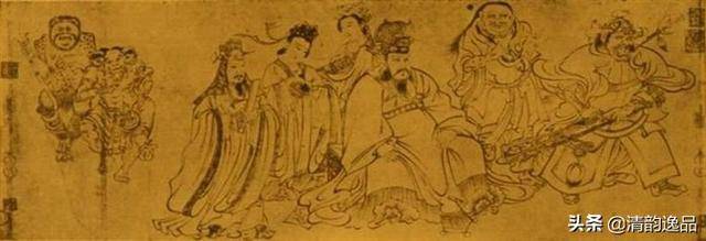 吳道子 人物 Wu Daozi(吳道子) , 送子天王图. 吴道子在史籍中享有盛名，但