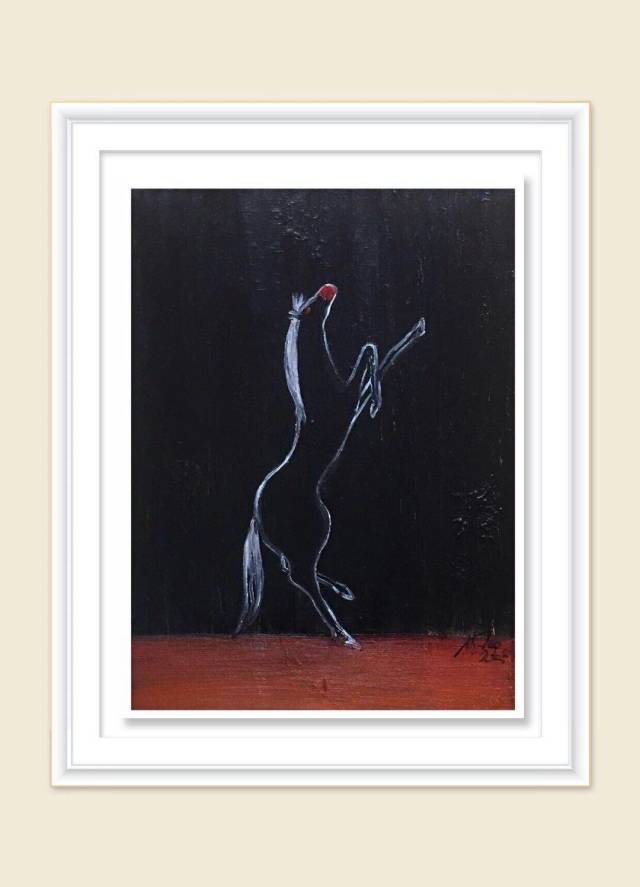 黄可坚作品:黑天鹅