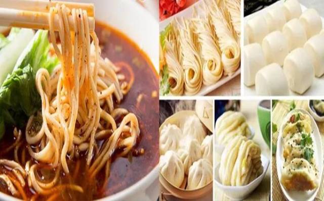 07 还有面食 北方人: 面食=面条 花卷 馒头 麻花 烙饼 油条