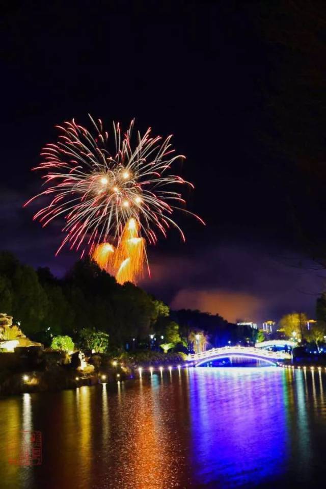 大年初一易门上空这场烟火表演,简直美哭了!