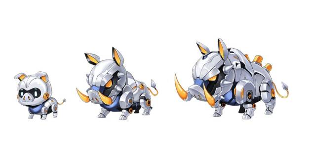 全新极品宠物   战甲机械猪