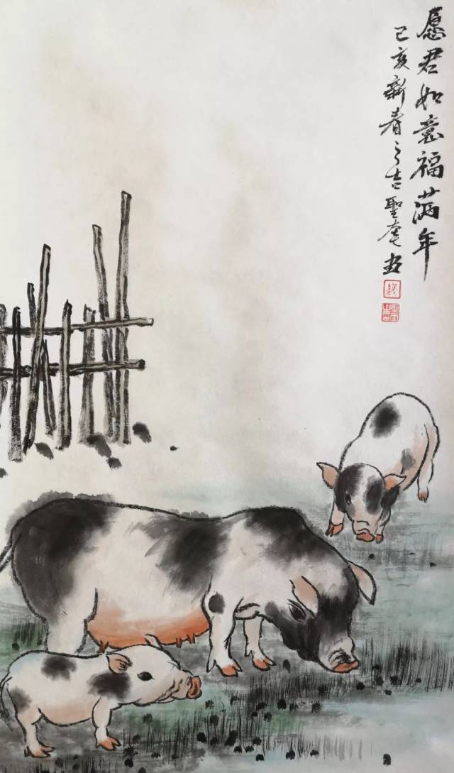 除了"福猪闹新春 百画进百家"大型文化惠民活动展览.