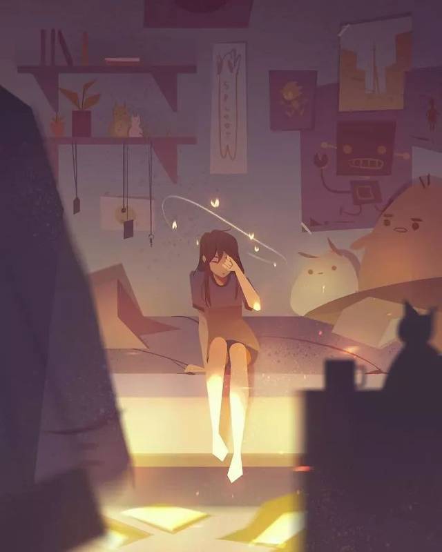点亮世界的那一束光！超美插画欣赏!_搜狐网