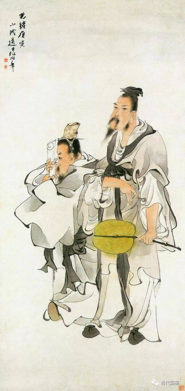 任伯年笔下仙风道骨的人物_搜狐网