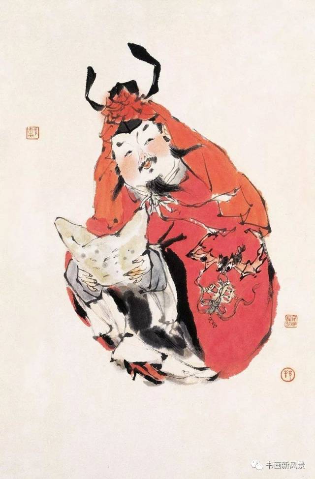 戴敦邦 财神图
